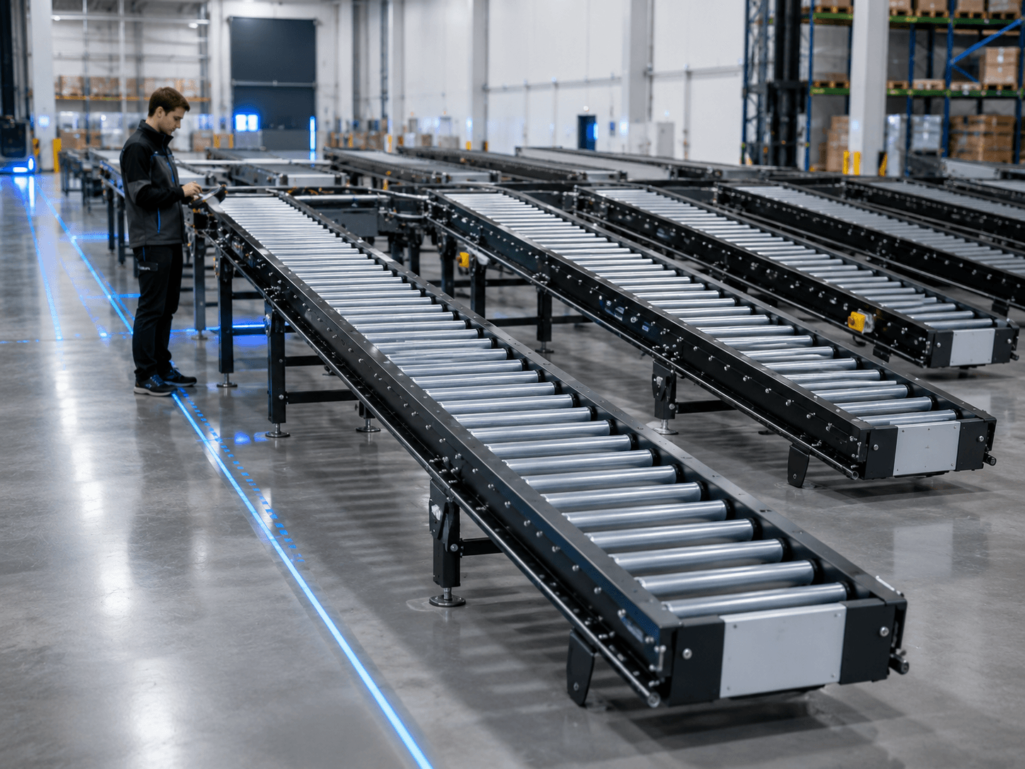 Movimiento inteligente de materiales